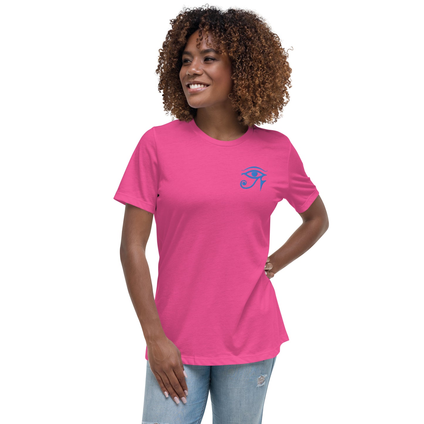 Women's Blue Eye Ra Relaxed T-Shirt