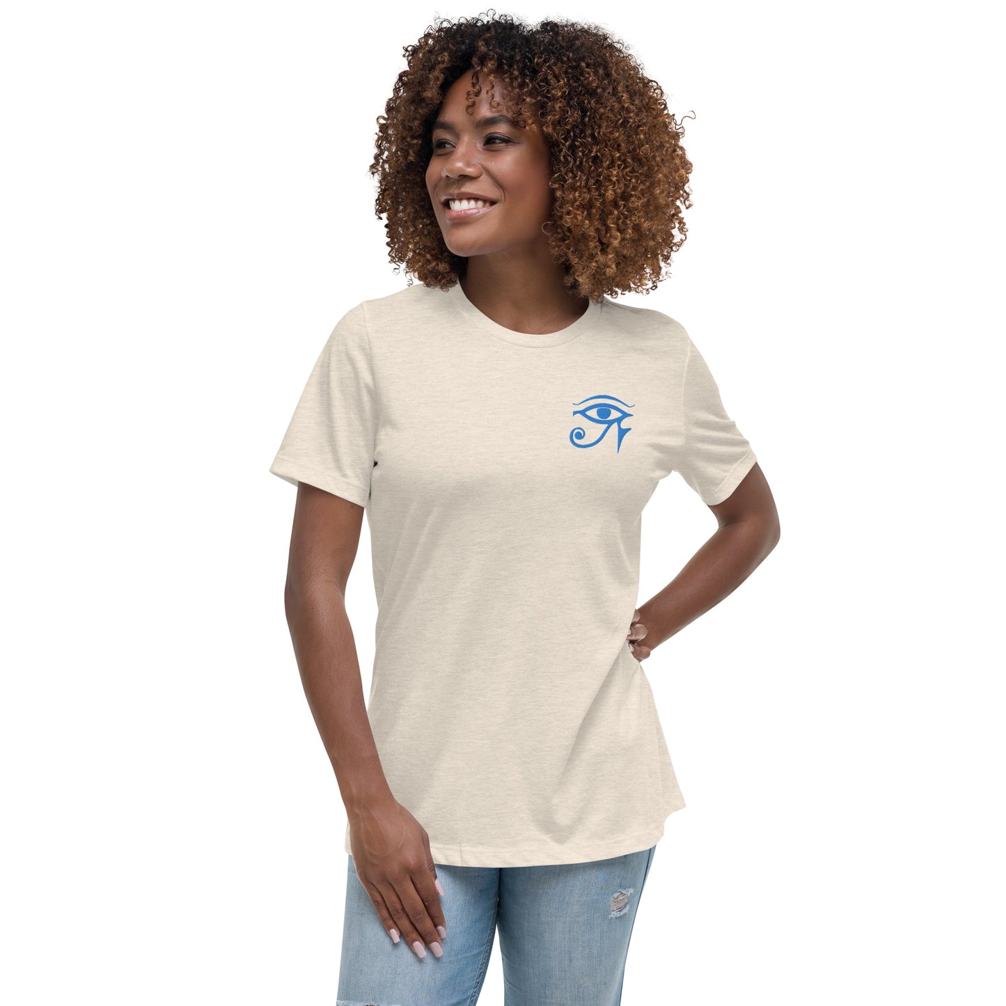 Women's Blue Eye Ra Relaxed T-Shirt