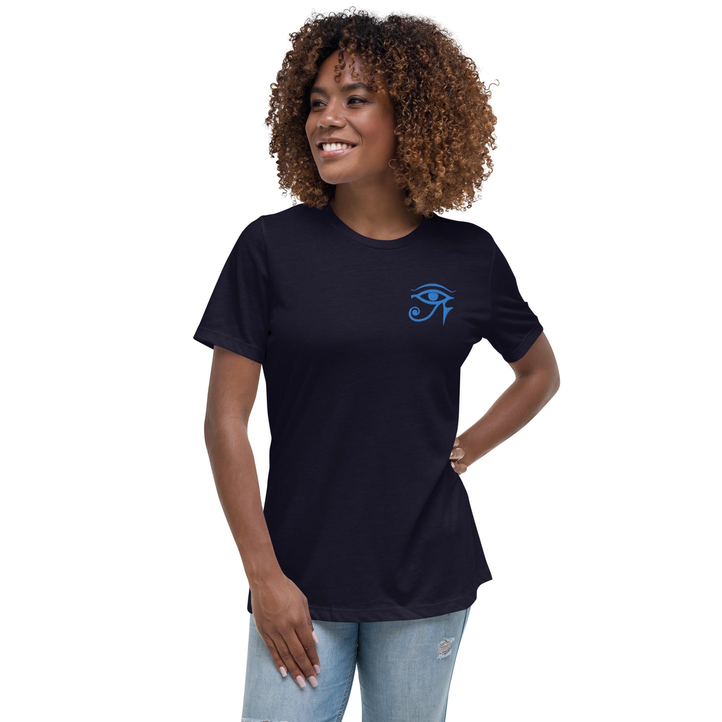 Women's Blue Eye Ra Relaxed T-Shirt